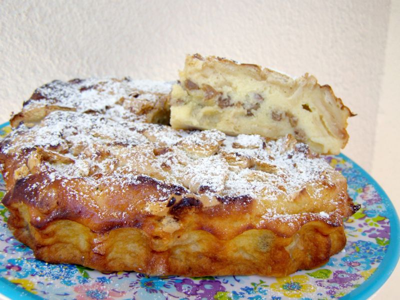 Sernik "zero waste" z rodzynkami z airfyer Sernik "zero waste" z rodzynkami z airfyer