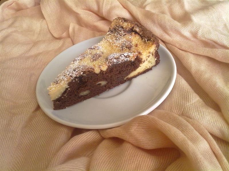 Sernikobrownie z kokosem Sernikobrownie z kokosem