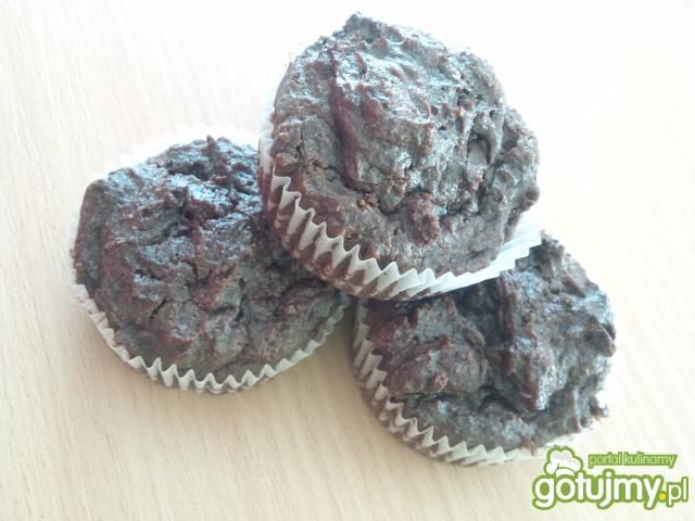 Sernikowe muffiny czekoladowe Sernikowe muffiny czekoladowe