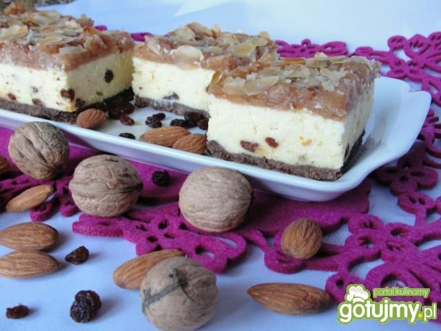 Sero- jabłecznik na kakaowym spodzie  Sero- jabłecznik na kakaowym spodzie