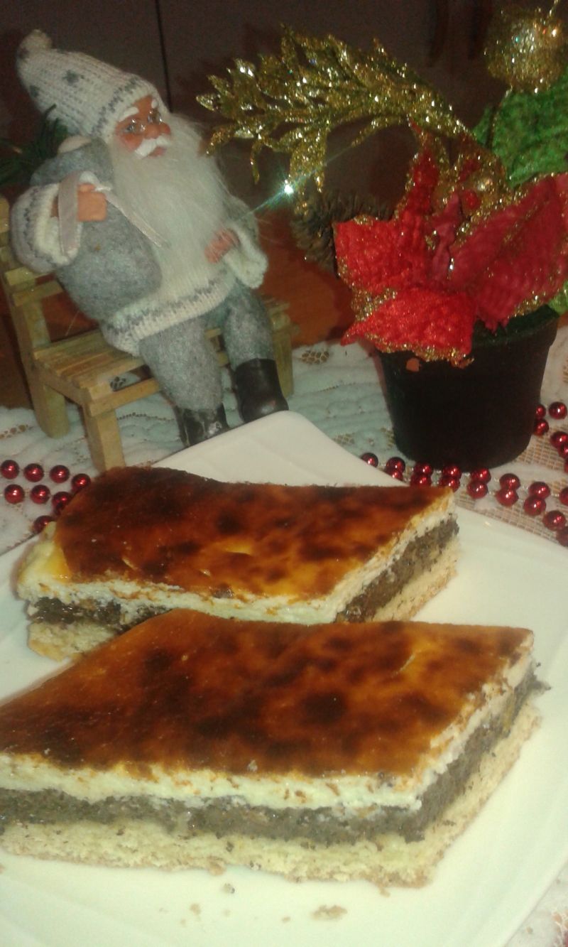 Seromak na kruchym spodzie