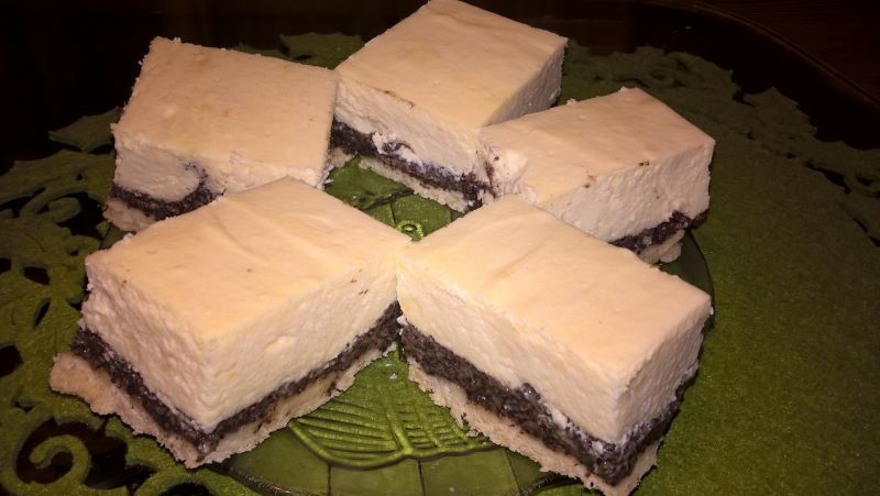 Seromakoweiec na kruchym spodzie Seromakoweiec na kruchym spodzie