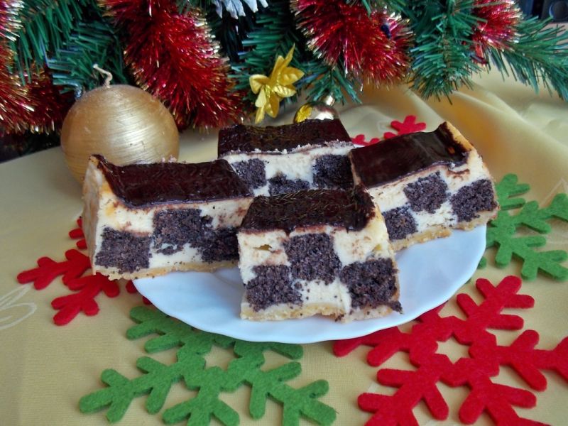 Seromakowiec a'la szachownica