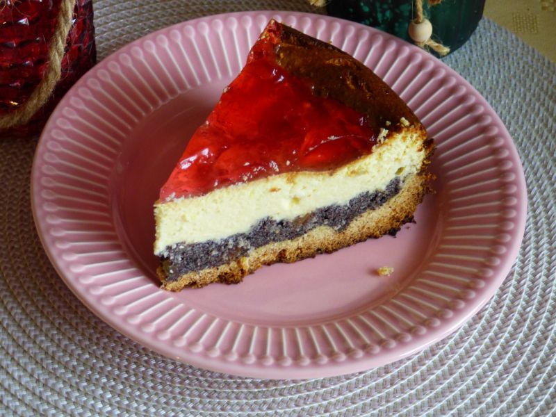 Seromakowiec z galaretką