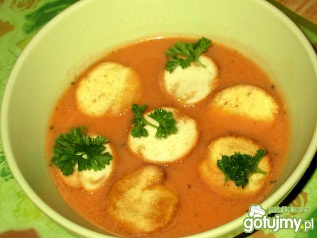 Serowa pudliszkowa z grzankami