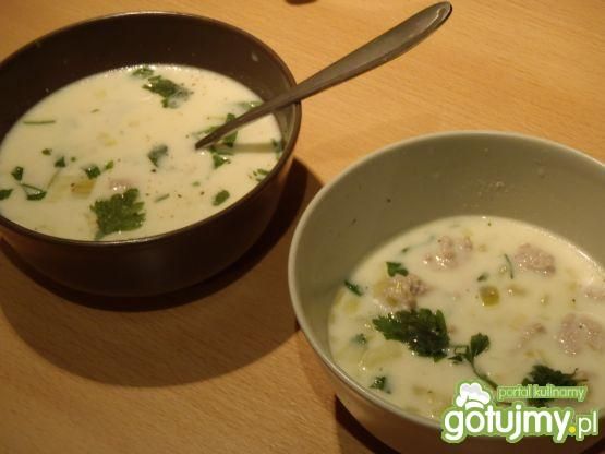 Serowa zupa porowa Serowa zupa porowa