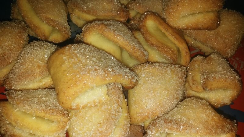 Serowe ciasteczka z cukrem Serowe ciasteczka z cukrem