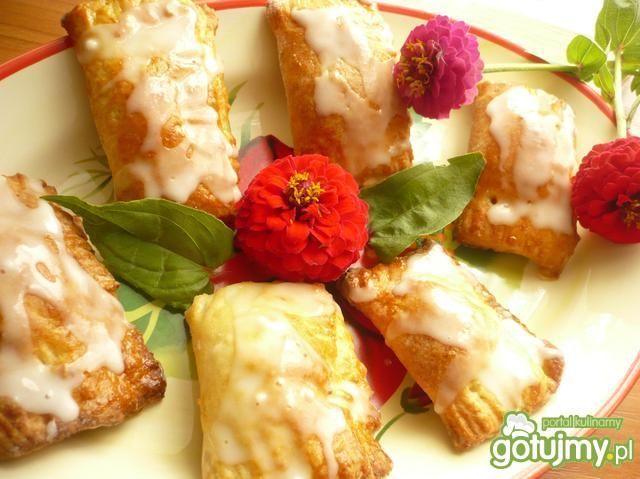 Serowe kwadraciki z jabłkami Serowe kwadraciki z jabłkami