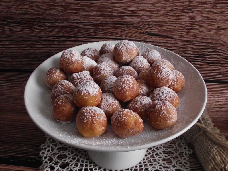 Serowe mini pączusie