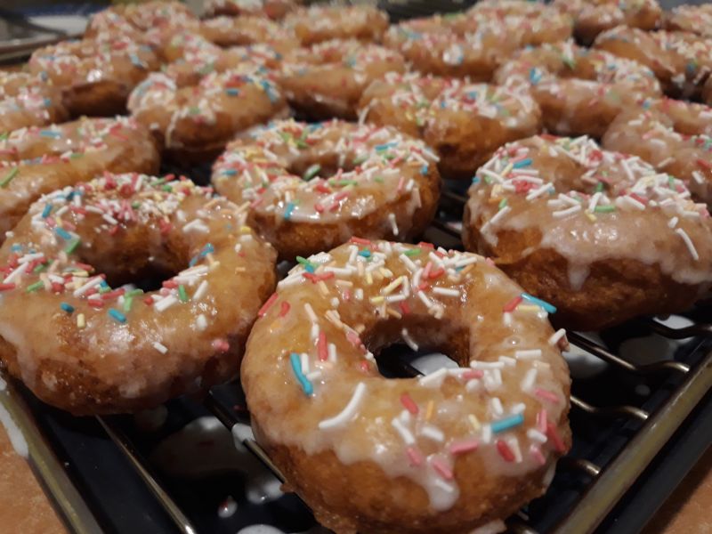 Serowe pączki z dziurką