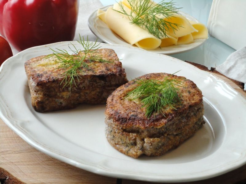 Serowe tosty francuskie