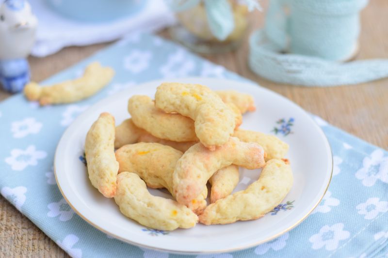 Serowo-budyniowe rożki