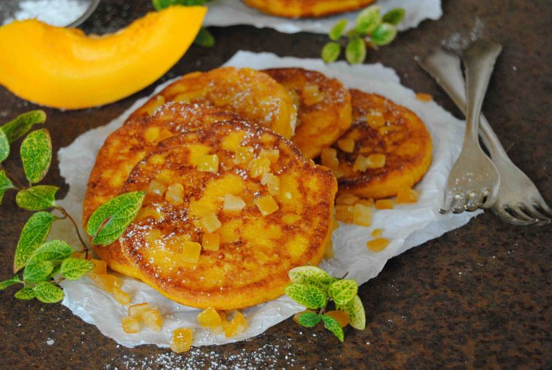 Serowo- dyniowe racuszki