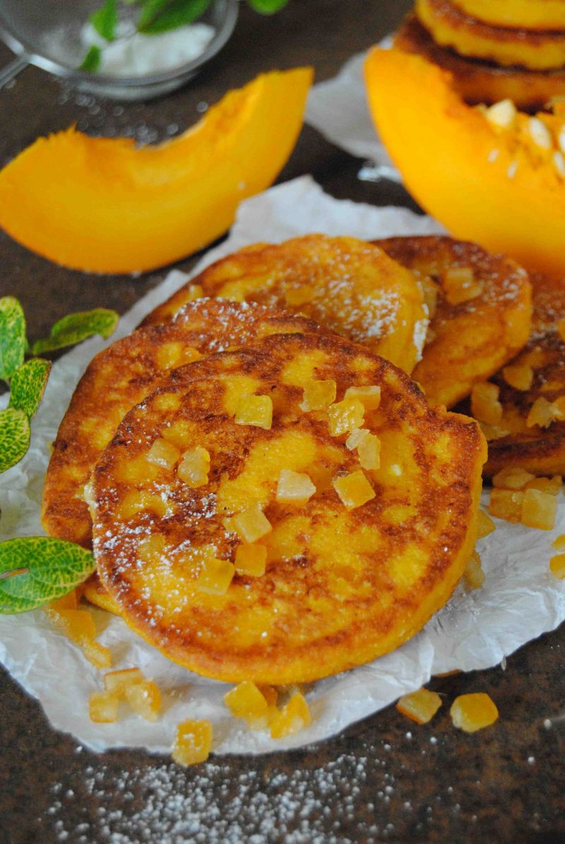 Serowo- dyniowe racuszki