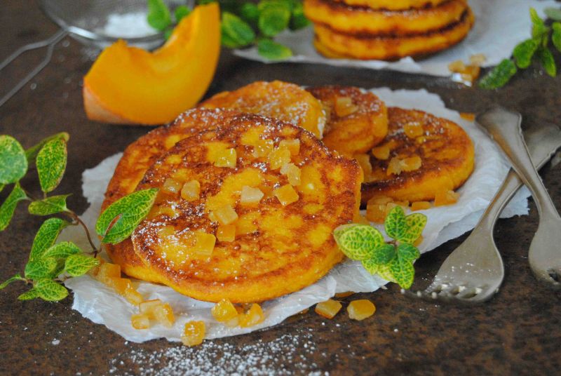 Serowo- dyniowe racuszki