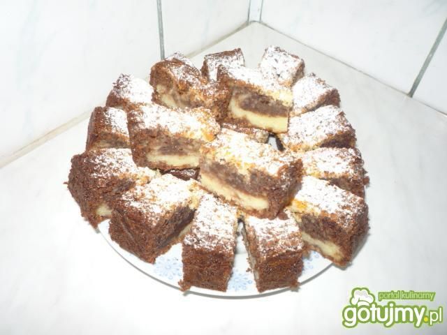 Serowo kakaowy placek Gosi Serowo kakaowy placek Gosi