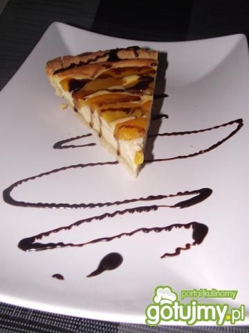 Serowo-owocowa tarta z nutą czekolady Serowo-owocowa tarta z nutą czekolady