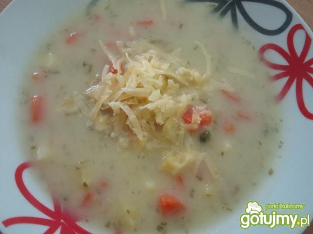 Serowy krem z kalafiora