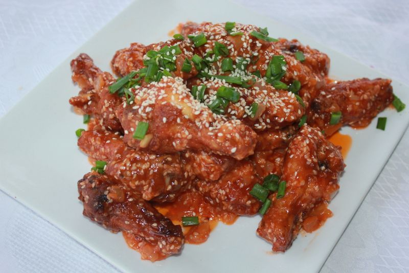 Sezamowe skrzydełka Sezamowe skrzydełka