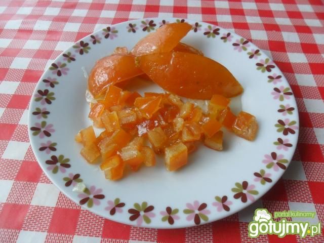 Skórka pomarańczowa kandyzowana Skórka pomarańczowa kandyzowana