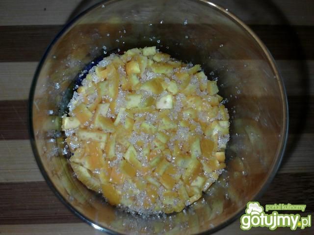 Skórka pomarańczowa w cukrze Skórka pomarańczowa w cukrze