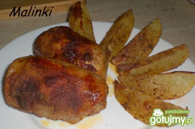 Skórki drobiowe zawijane z mielonym Skórki drobiowe zawijane z mielonym