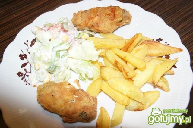 Skrzydełka chrupiące  na ostro