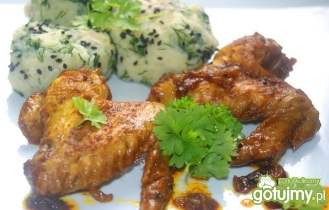 Skrzydełka curry na skróty