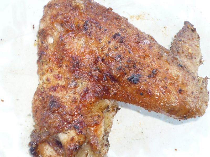 Skrzydełka grillowane w gyrosie