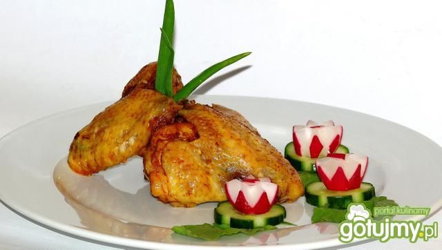 Skrzydełka mocno Czosnkowe