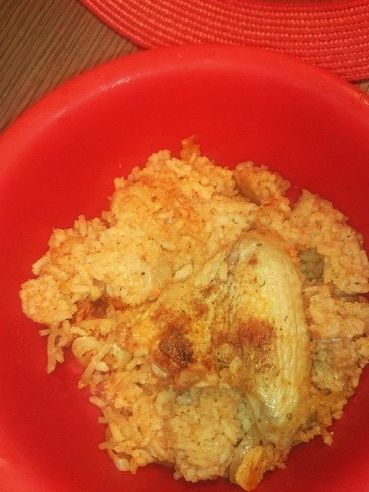 skrzydełka na ryżu