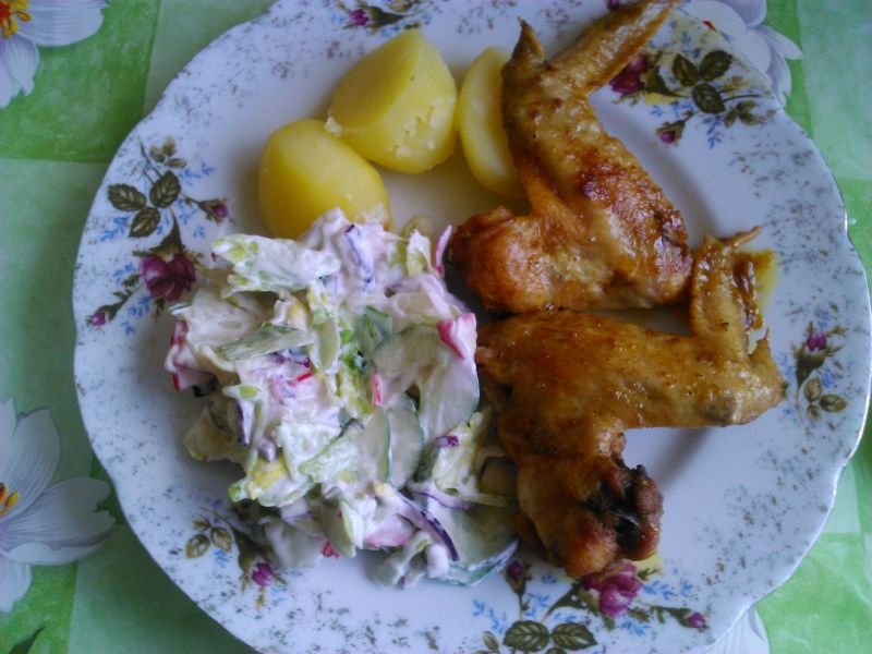 Skrzydełka pieczone