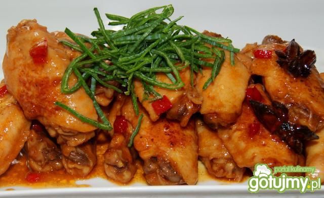 Skrzydełka pikantne  coś- tam,coś-tam