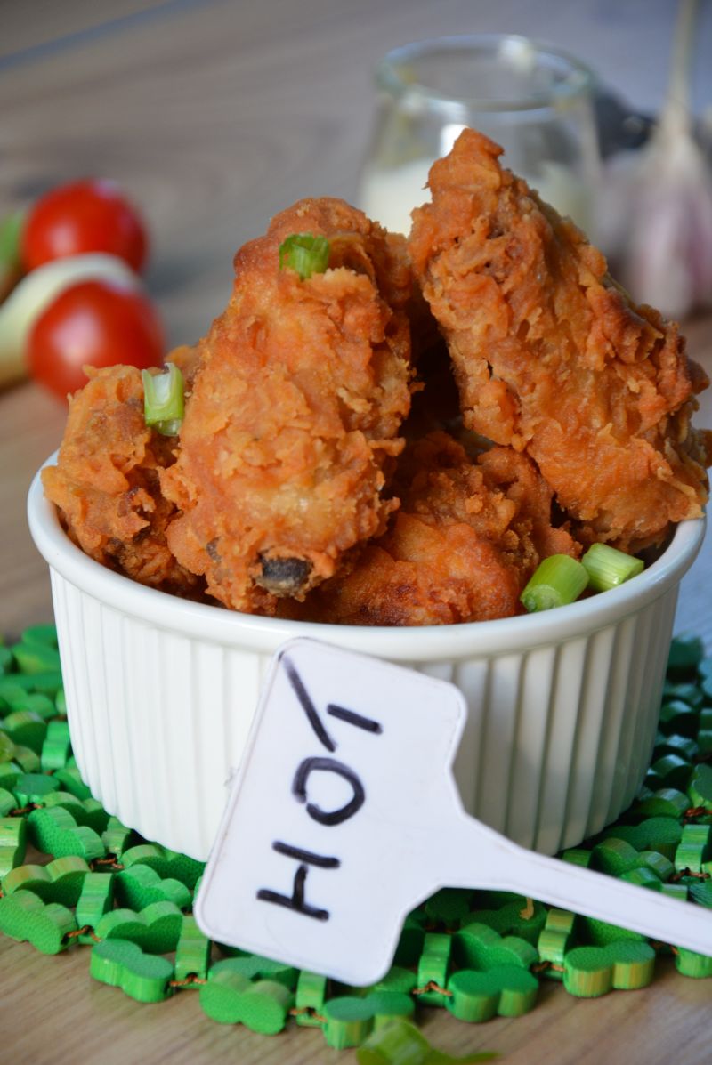 Skrzydełka smażone w cieście maślankowym 