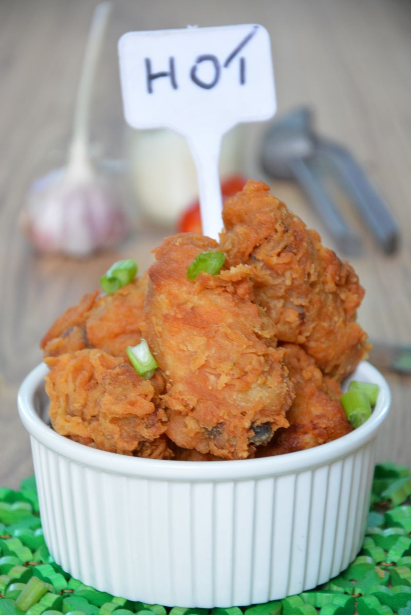 Skrzydełka smażone w cieście maślankowym 