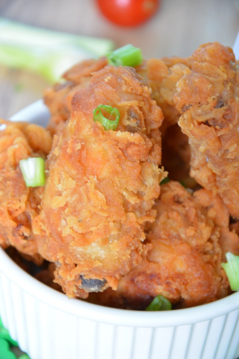 Skrzydełka smażone w cieście maślankowym 