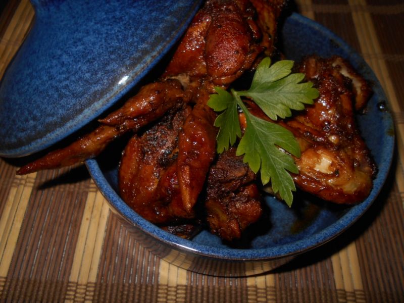 Skrzydełka teriyaki z imbirem Skrzydełka teriyaki z imbirem