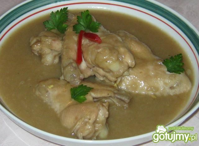 Skrzydełka w chlebkowym sosie Skrzydełka w chlebkowym sosie