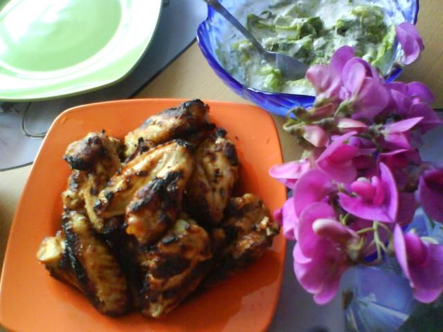 Skrzydełka  w jogurcie