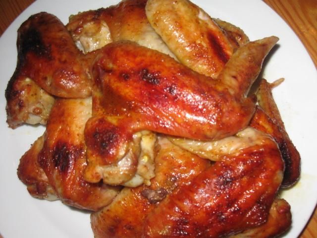 Skrzydełka w marynacie miodowej