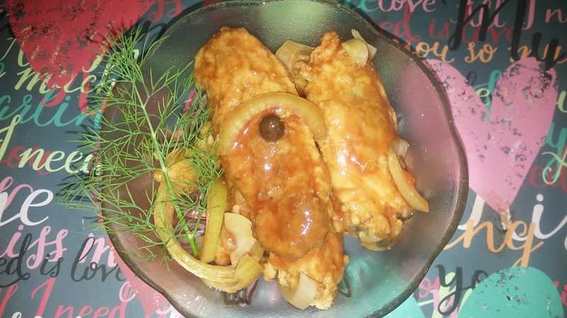 Skrzydełka w marynacie pomidorowej Skrzydełka w marynacie pomidorowej