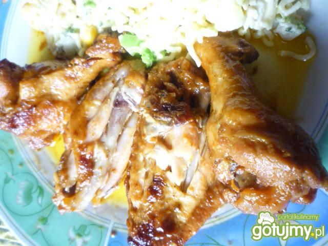 Skrzydełka w marynacie z miodu