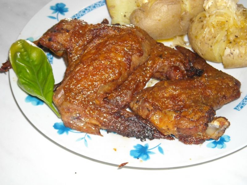 Skrzydełka w miodzie i musztardzie