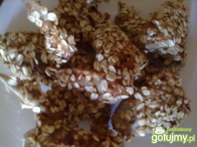 Skrzydełka w płatkach owsianych. Skrzydełka w płatkach owsianych.