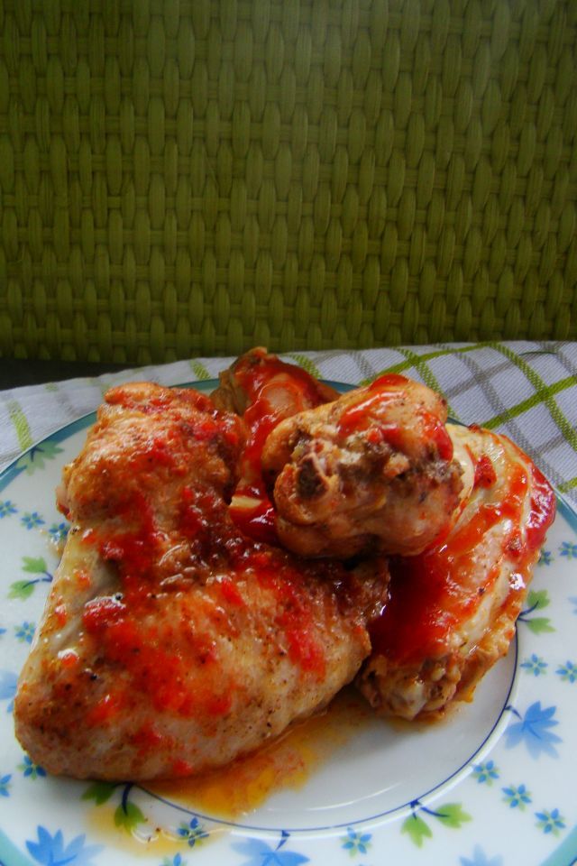 Skrzydełka w sosie Madziarów