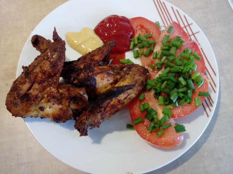 Skrzydełka z grilla Skrzydełka z grilla