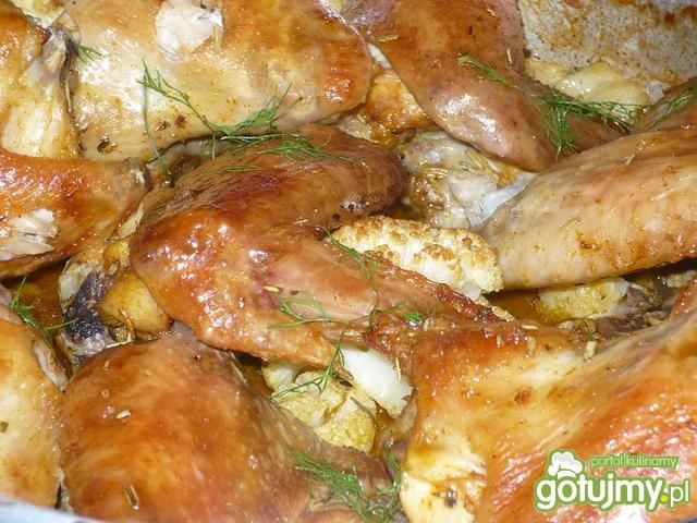 Skrzydełka z kalafiorem Skrzydełka z kalafiorem