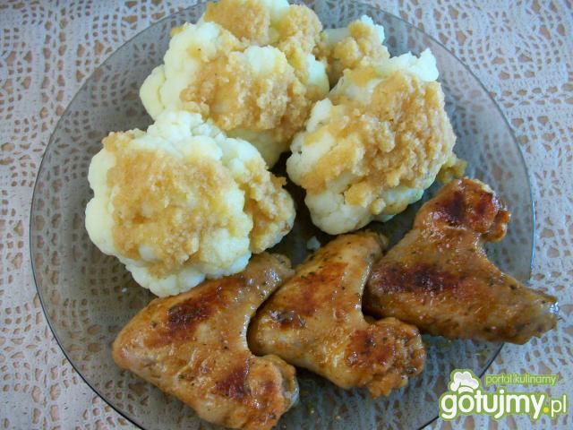 Skrzydełka z kalafiorkiem Skrzydełka z kalafiorkiem