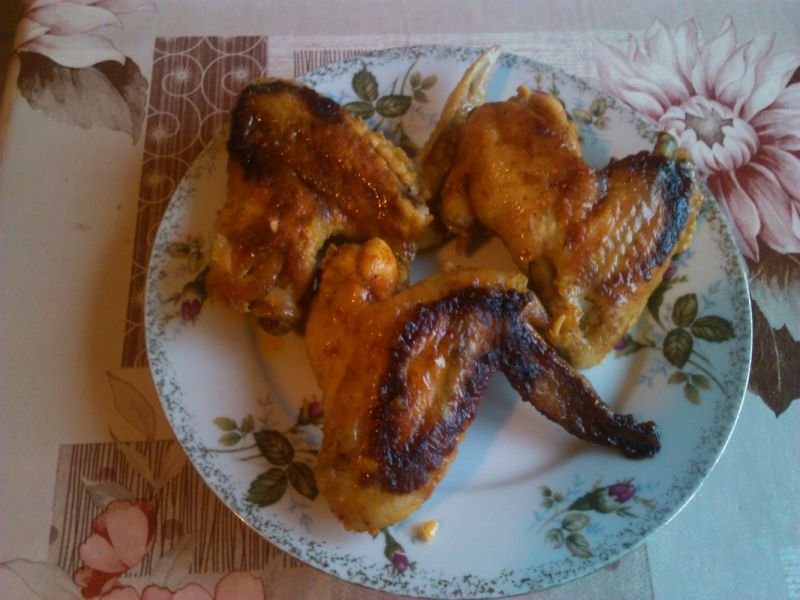 Skrzydełka z kurczaka miodowe