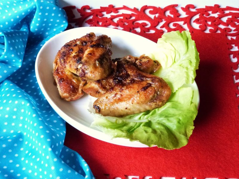 Skrzydełka z kurczaka w miodzie